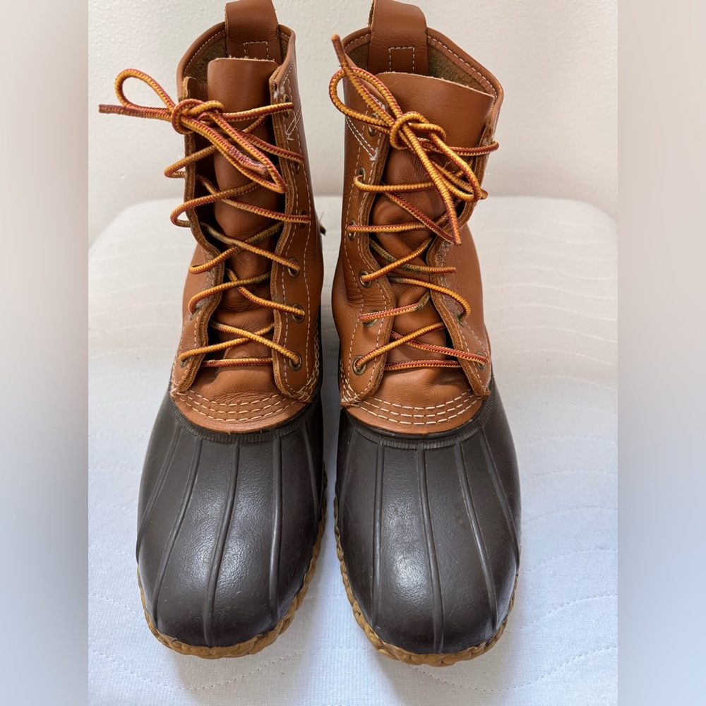 L.L. Bean Tan/Brown 8inch Duck Boots